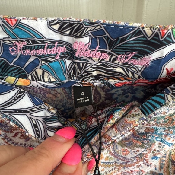 Robert Graham Paisley Pants Size 4 NWT - Picture 6 of 16